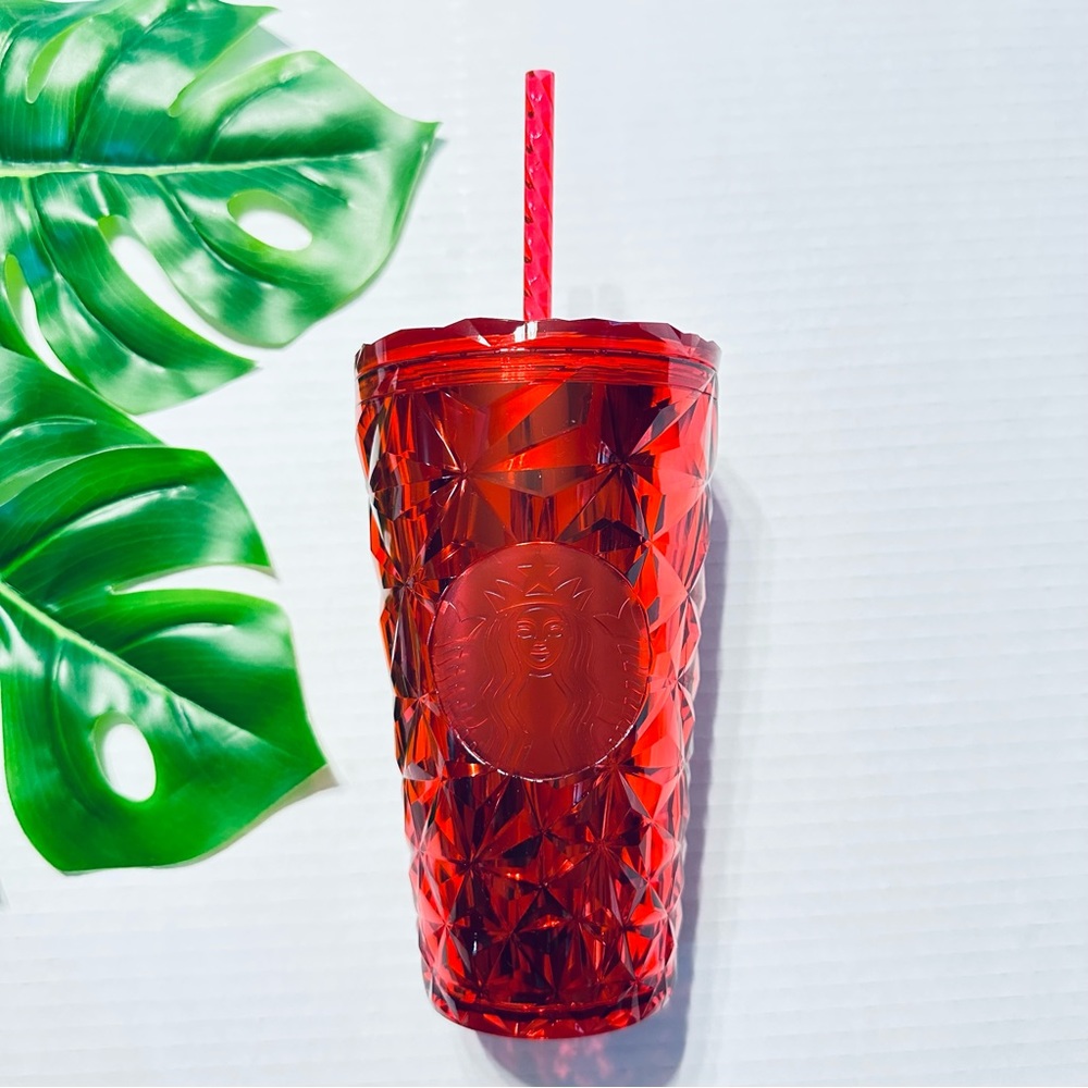 Starbucks 2023 Red Prism 16 Oz Cold Cup Tumbler NEW